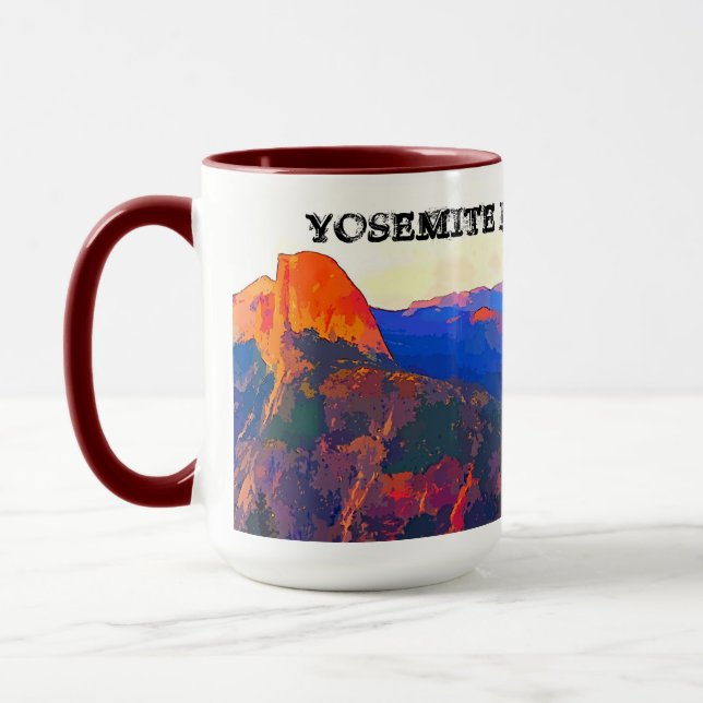 Yosemite National Park- Half Dome & Fall Mug $24. Tasse (Links)