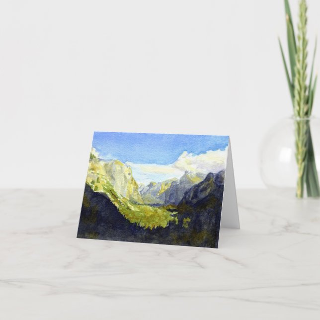 Yosemite National Park, Inspiration Point #2 Karte (Vorderseite)