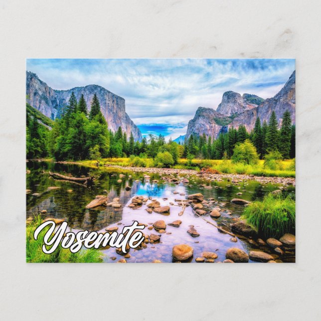 Yosemite National Park, Kalifornien, USA Postkarte (Vorderseite)