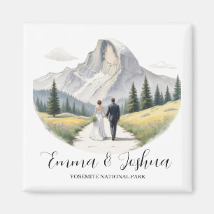 Yosemite National Park Magnet Mariage - Custom