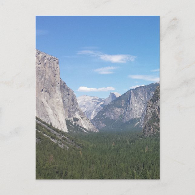 Yosemite National Park Mountain Valley Scenic Postkarte (Vorderseite)