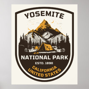 Yosemite National Park Outdoor und Natur Poster