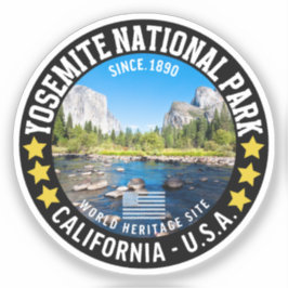 Yosemite National Park Photo Landscape Aufkleber
