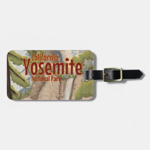Yosemite National Park Travel Poster Gepäckanhänger