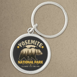 Yosemite National Park Vintage Bear Schlüsselanhänger