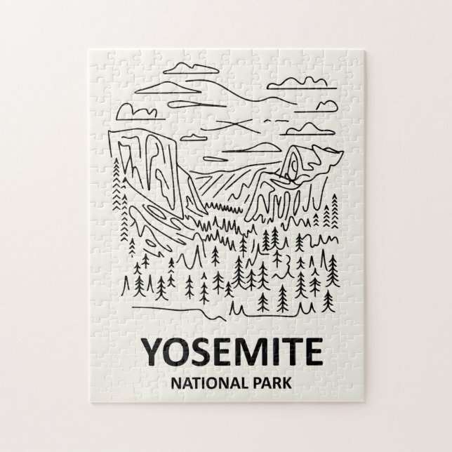 Yosemite Nationalpark Art (Vertikal)