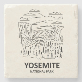 Yosemite Nationalpark Art Steinuntersetzer