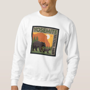 Yosemite-Nationalpark   Bärenfamilie Sweatshirt