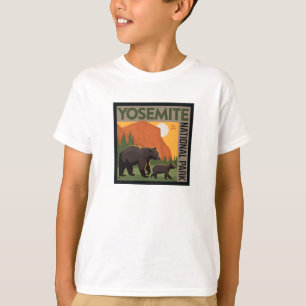 Yosemite-Nationalpark   Bärenfamilie T-Shirt