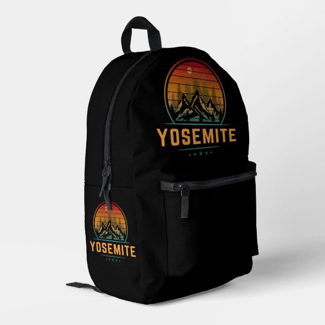 Yosemite-Nationalpark Bedruckter Rucksack (Rückseitige Ecke links)