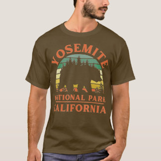 Yosemite Nationalpark California Bär Natur Hiki T-Shirt