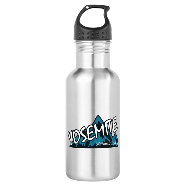 Yosemite Nationalpark California Edelstahlflasche (Vorderseite)