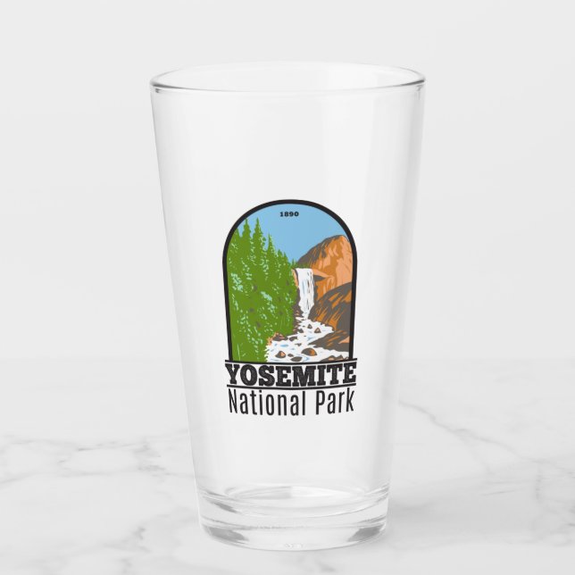 Yosemite Nationalpark California Glas (Vorderseite)
