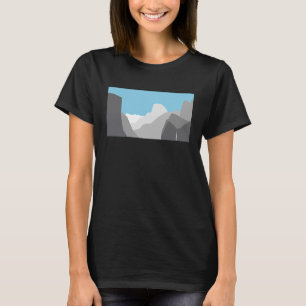 Yosemite Nationalpark California Halbkuppel Modern T-Shirt