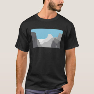 Yosemite Nationalpark California Halbkuppel Modern T-Shirt