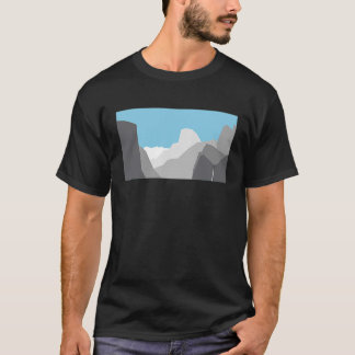 Yosemite Nationalpark California Halbkuppel Modern T-Shirt