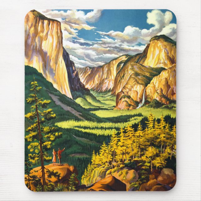 Yosemite Nationalpark California Mousepad (Vorne)