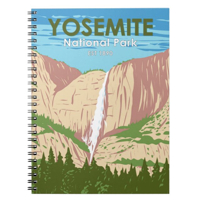 Yosemite Nationalpark California Notizblock (Vorderseite)