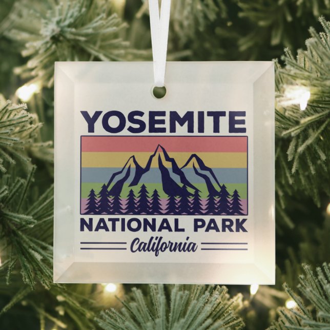 Yosemite Nationalpark California Ornament Aus Glas (Insitu)