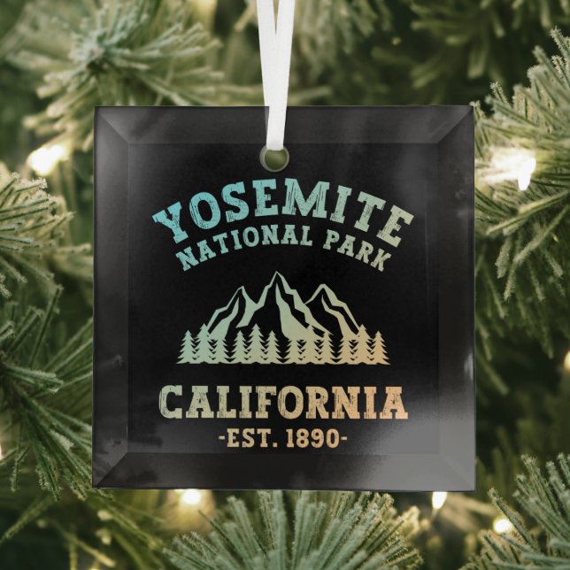 Yosemite Nationalpark California Ornament Aus Glas (Insitu)