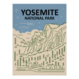 Yosemite Nationalpark California Poster