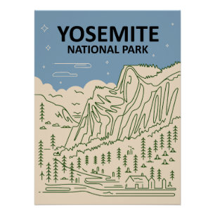 Yosemite Nationalpark California Poster