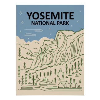 Yosemite Nationalpark California Poster