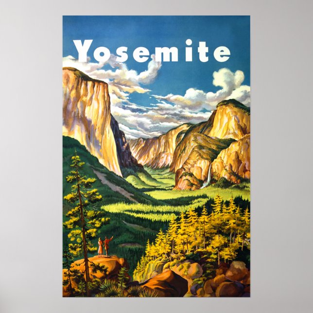 Yosemite Nationalpark California Poster (Vorne)