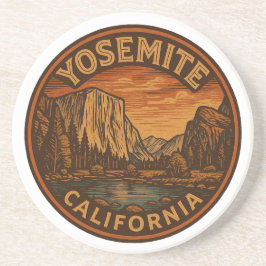 Yosemite Nationalpark California Runder Untersetze Getränkeuntersetzer