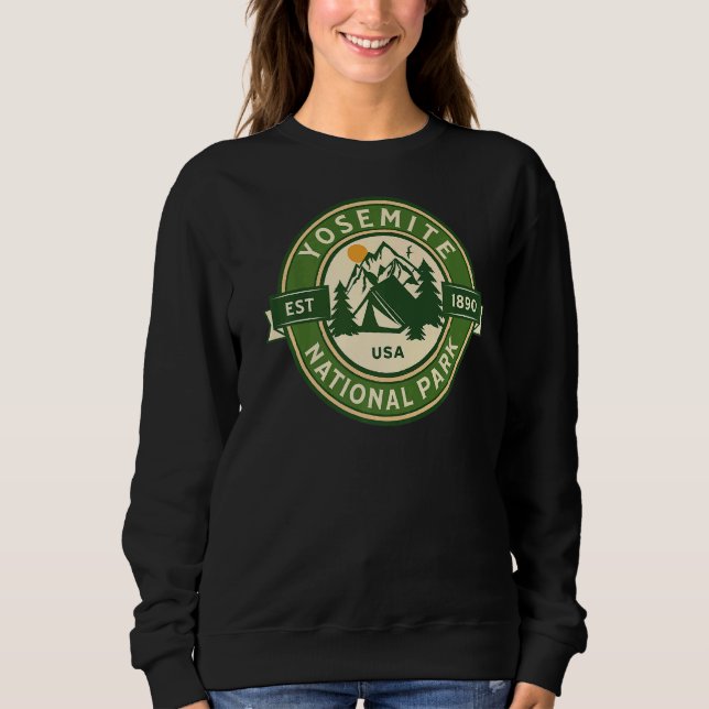 Yosemite Nationalpark California Sweatshirt (Vorderseite)