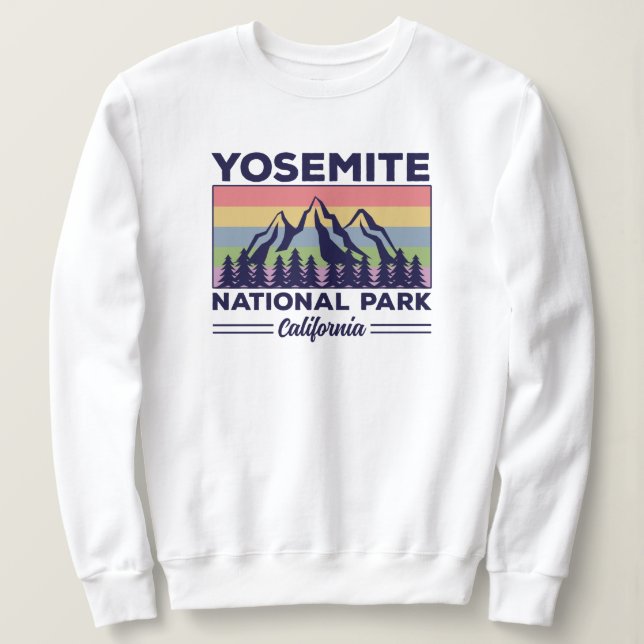 Yosemite Nationalpark California Sweatshirt (Design vorne)