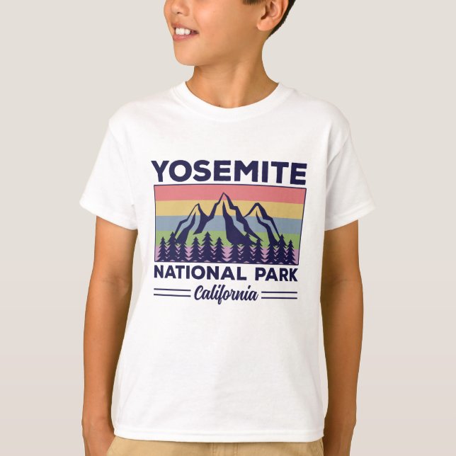 Yosemite Nationalpark California T-Shirt (Vorderseite)