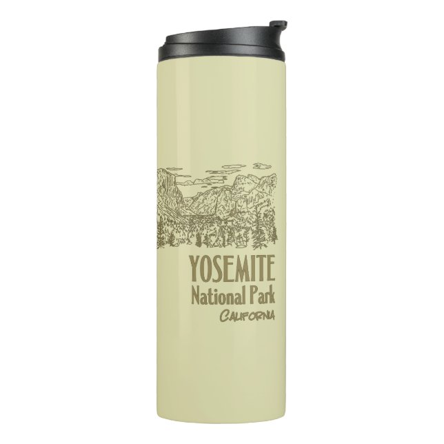 Yosemite Nationalpark California Tunnel Ansicht Thermosbecher (Nach links gedreht)