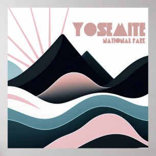 Yosemite Nationalpark Colored Hills Poster