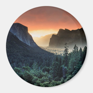 Yosemite Nationalpark des Sonnenaufgang-  Magnet