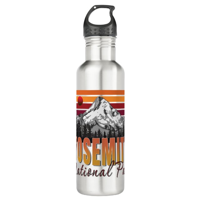 Yosemite-Nationalpark Edelstahlflasche (Vorderseite)