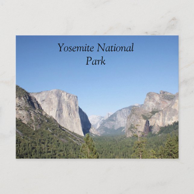 Yosemite Nationalpark El Capitan Foto Postkarte (Vorderseite)