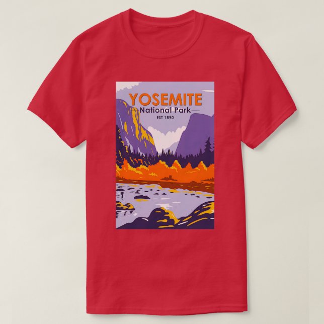 Yosemite Nationalpark El Capitan Im Herbst: T-Shirt (Design vorne)