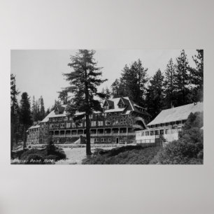 Yosemite Nationalpark Gletscher-Punkt-Häuschen Poster