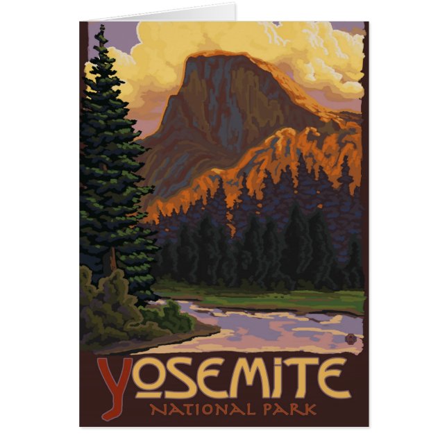 Yosemite Nationalpark - Halbkuppel - Vintag (Vorne)