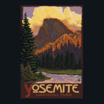 Yosemite Nationalpark - Halbkuppelwanderkarte Poster<br><div class="desc">Hier ist eine unserer Vintag-Style Travel Posters. Alle Designs werden nach Maß gefertigt, um Plakaten der frühen 1900er Jahre zu ähneln. Diese Kunstwerke tragen ein hohes Detail, eine tiefe Farbe und unsere sorgfältige Aufmerksamkeit für Qualität.</div>