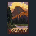 Yosemite Nationalpark - Halbkuppelwanderkarte Poster<br><div class="desc">Hier ist eine unserer Vintag-Style Travel Posters. Alle Designs werden nach Maß gefertigt,  um Plakaten der frühen 1900er Jahre zu ähneln. Diese Kunstwerke tragen ein hohes Detail,  eine tiefe Farbe und unsere sorgfältige Aufmerksamkeit für Qualität.</div>