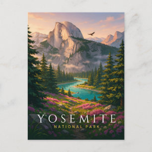 Yosemite-Nationalpark Half Dome Postkarte