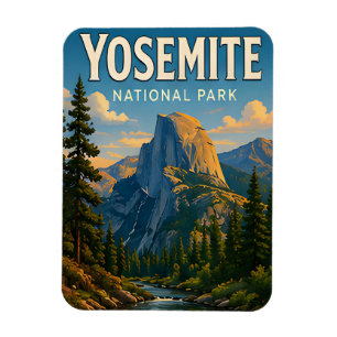 Yosemite-Nationalpark Half Dome Reise-Geschenk Magnet