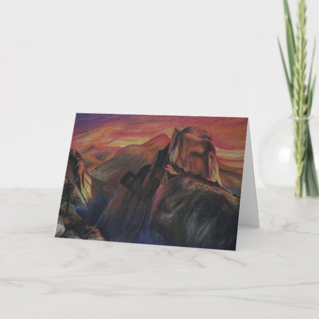 Yosemite Nationalpark Hinweis Karte (Vorderseite)