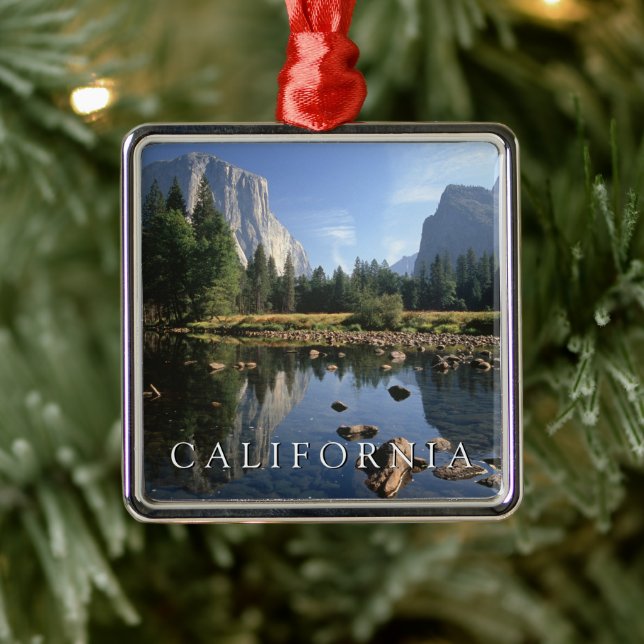 Yosemite-Nationalpark | Kalifornien Ornament Aus Metall (Baum)