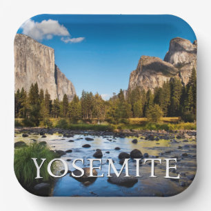 Yosemite-Nationalpark, Kalifornien Pappteller