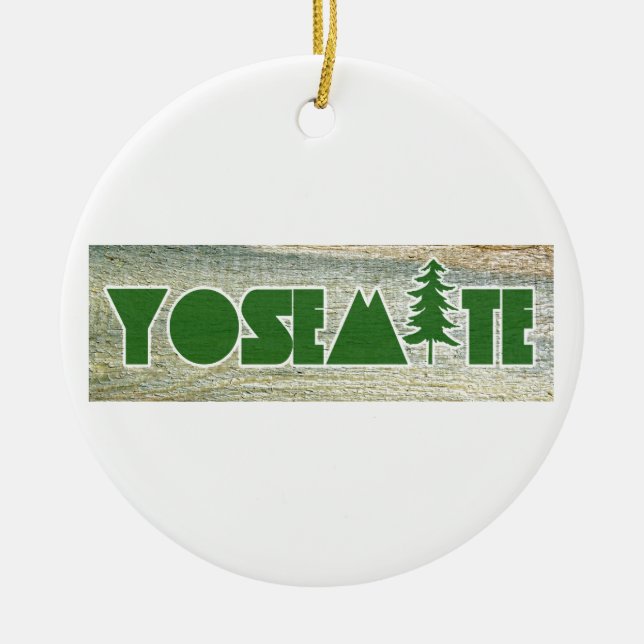 Yosemite-Nationalpark Keramik Ornament (Vorne)