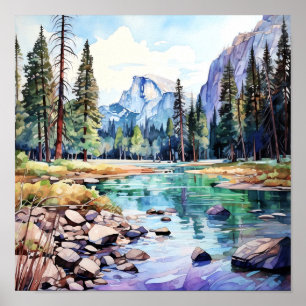 Yosemite Nationalpark Kunstmuseum Poster