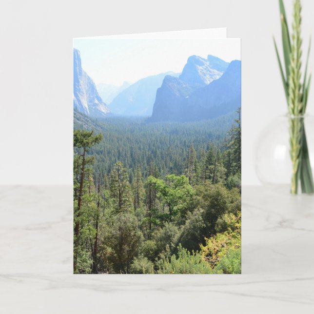 Yosemite Nationalpark Landschaftsfotografie. Karte (Vorderseite)